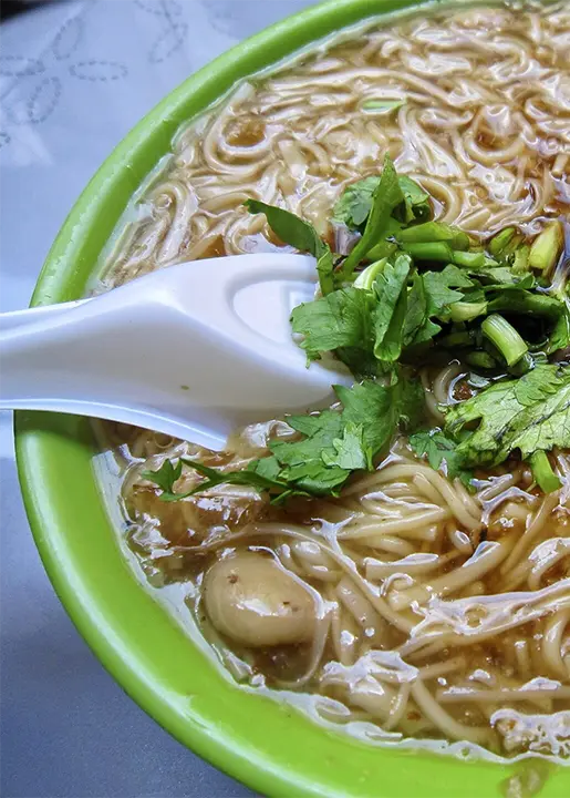 Mianxian d'Ay-Chung Flour-Rice Noodle à Taipei, Taïwan