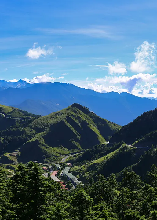 Vue du mont Hehuan