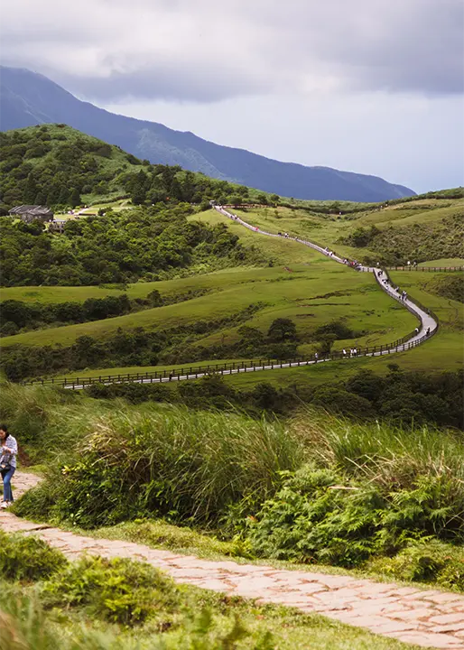 Parc national de Yangmingshan près de Taipei, Taïwan