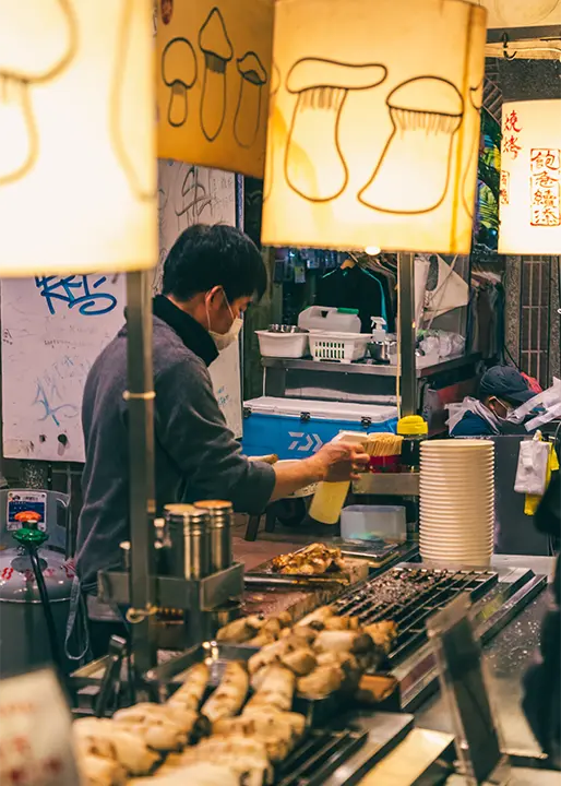 Marché de nuit de Shilin à Taipei, Taïwan