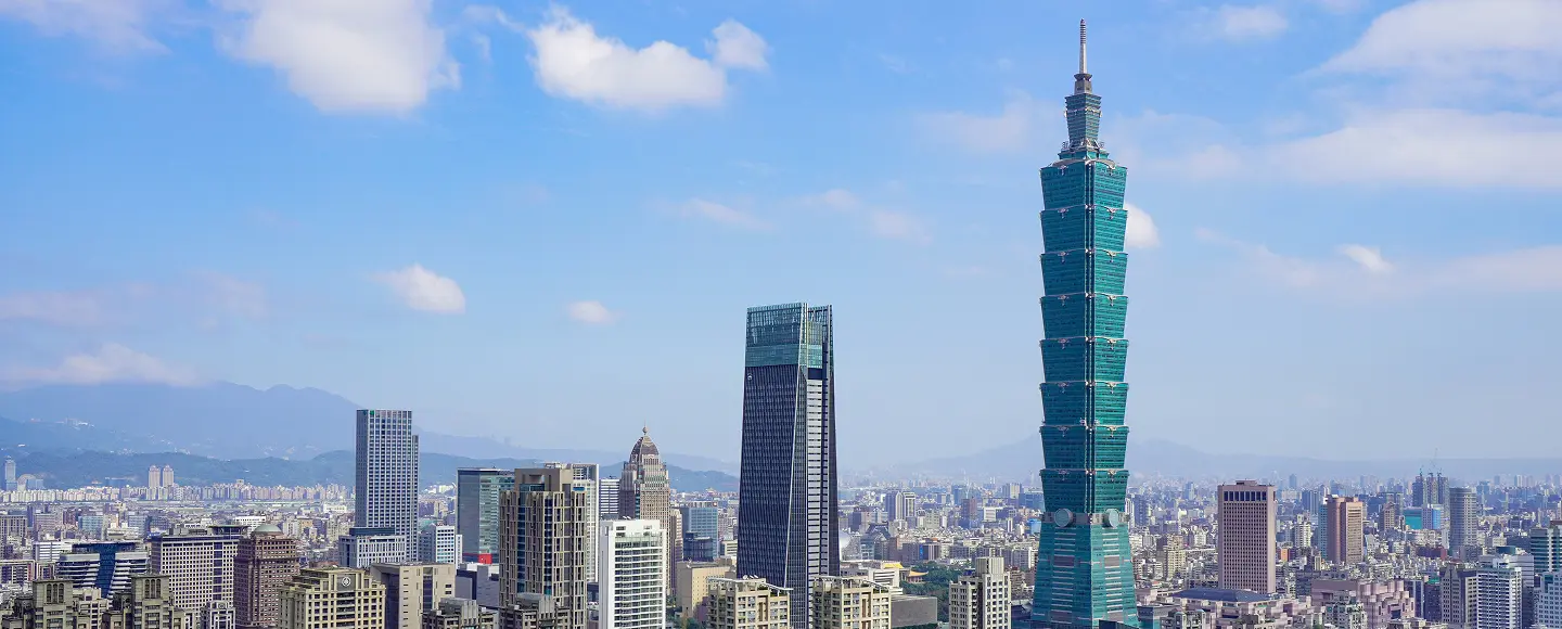 Taipei 101 à Taipei, l'un des monuments emblématiques de Taïwan