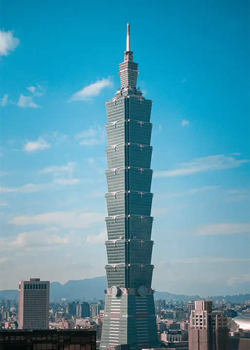 Taipei 101 à Taipei, Taïwan