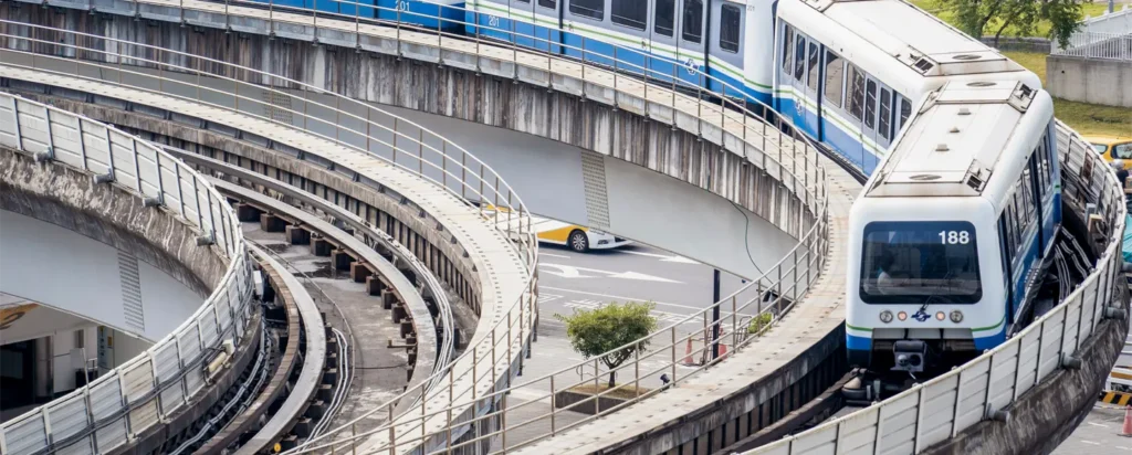Métro MRT dans la ville de Taipei